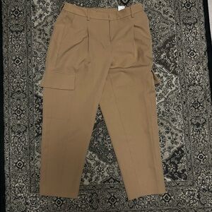 Prologue Straight Leg Cropped Cargo Dress Pants
